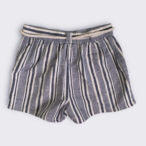 Ardene Striped Linen Shorts - Picture 2 of 4